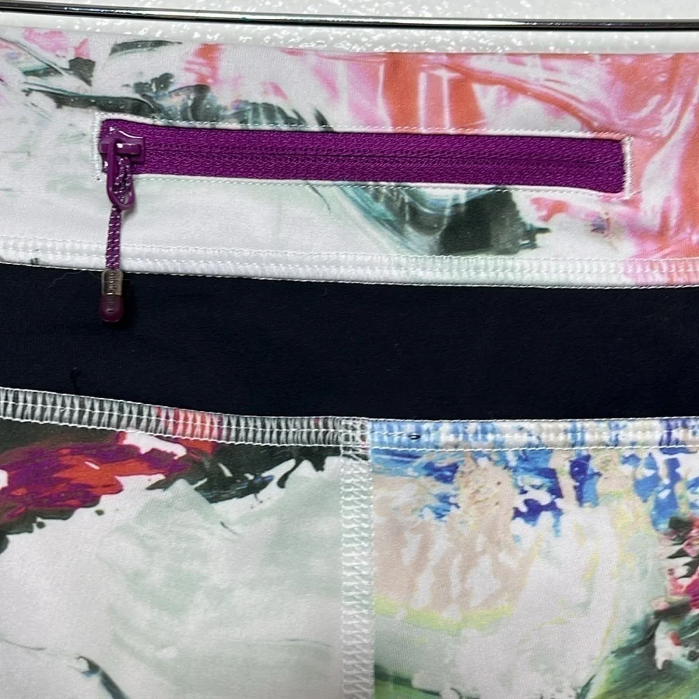 Lululemon High Times Colorful Cropped Leggings Women Size 4